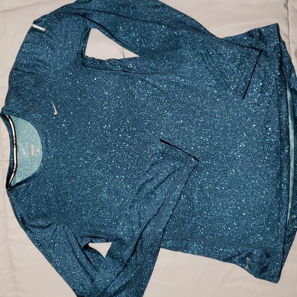 NIKE Athletic Running Shirt Reflective details Size M
